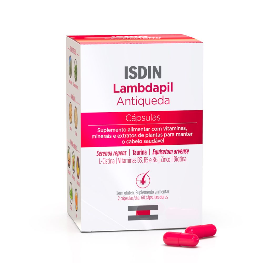 Isdin Lambdapil Anti-Queda de Cabelo 60 cápsulas