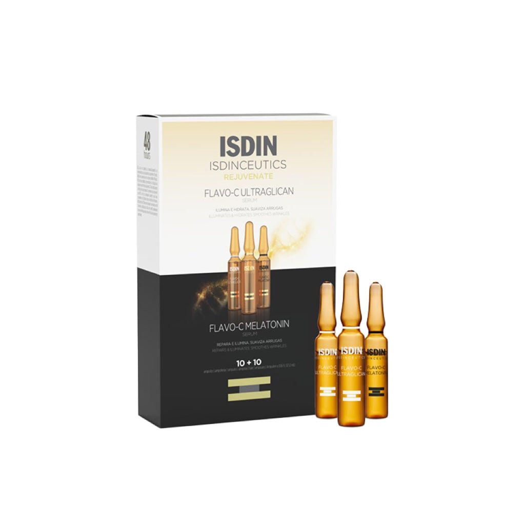 Isdinceutics Flavo-C Day & Night Ampolas Antioxidantes 10+10 ml