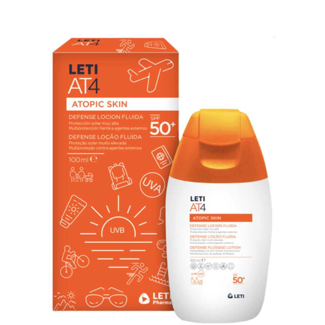 Leti AT4 Defense Loção Fluida FPS50+ 100ml