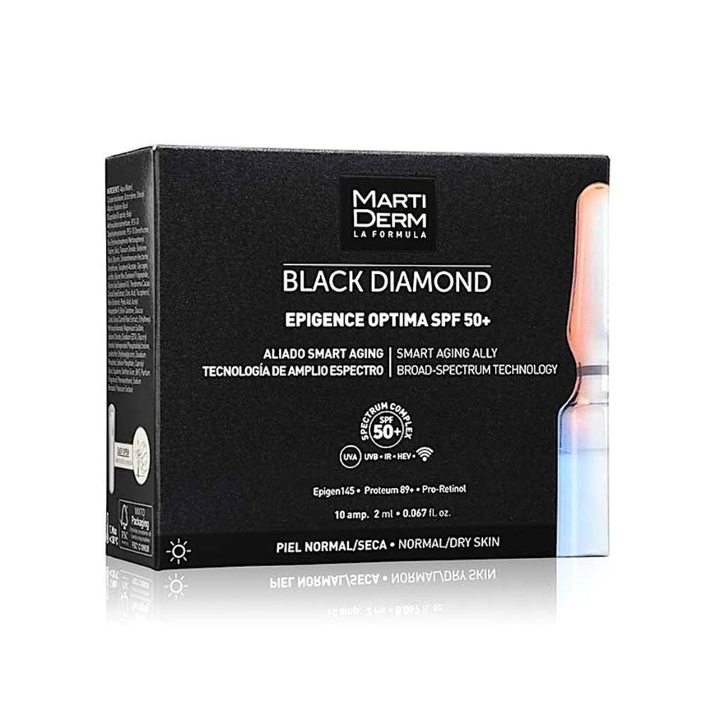 MartiDerm Black Diamond Epigence Optima SPF 50+ 10 Ampolas