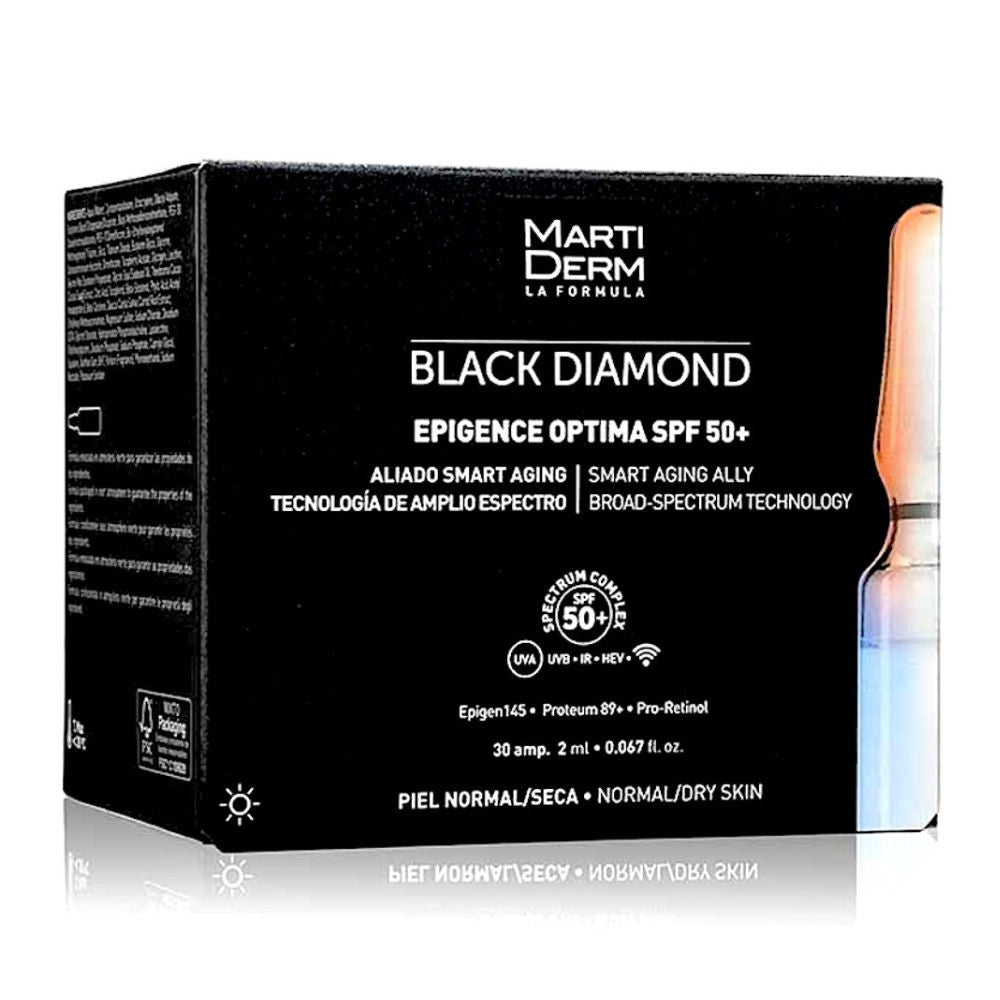 MartiDerm Black Diamond Epigence Optima SPF 50+ 30 Ampolas