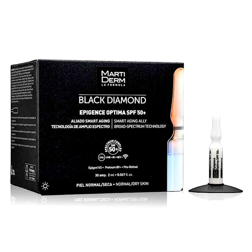 MartiDerm Black Diamond Epigence Optima SPF 50+ 30 Ampolas