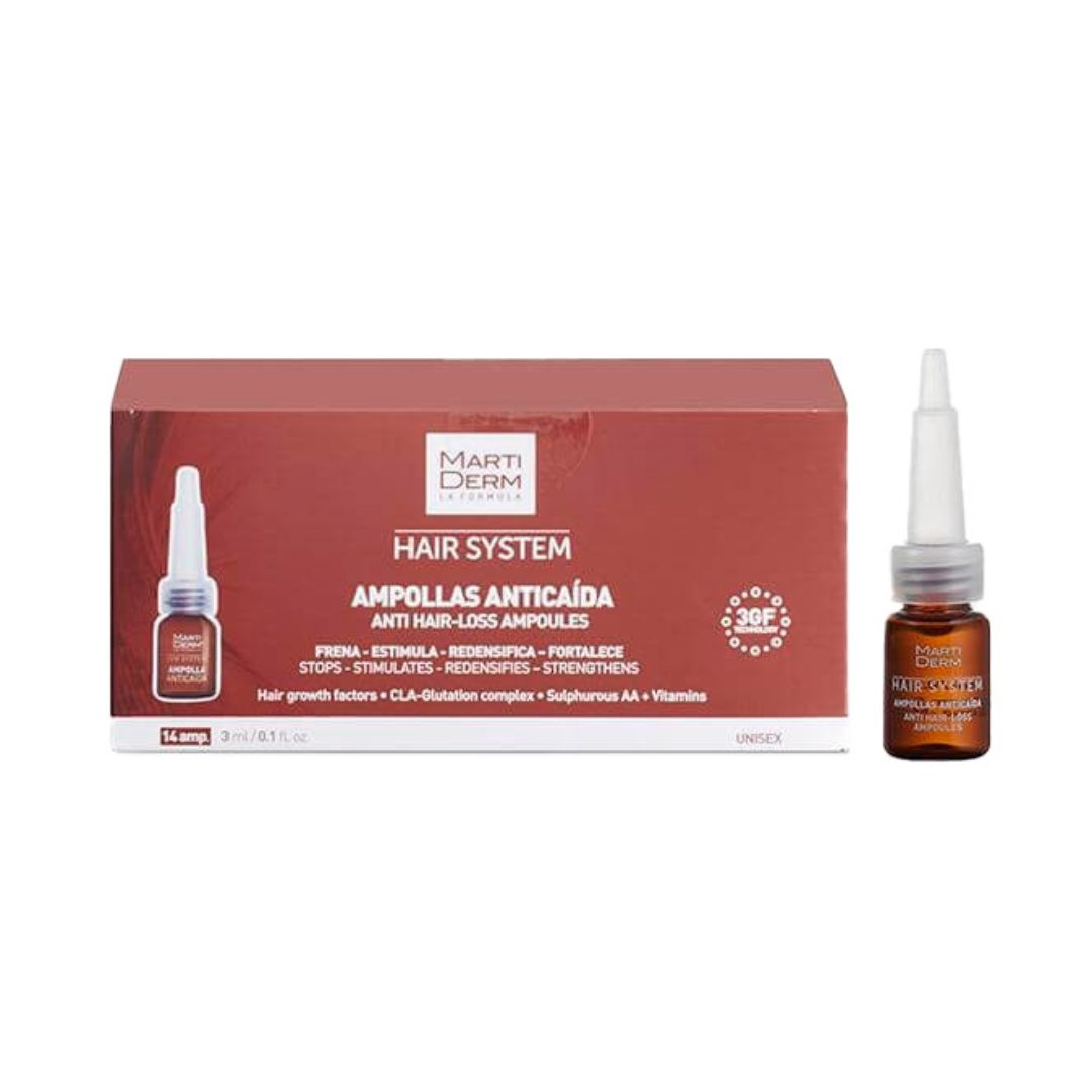 Martiderm Hair System Anti-Queda 14 Ampolas