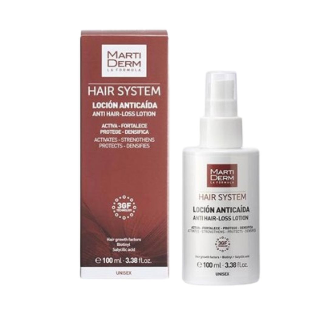 Martiderm Hair System Loção Anti-Queda de Cabelo 100ml