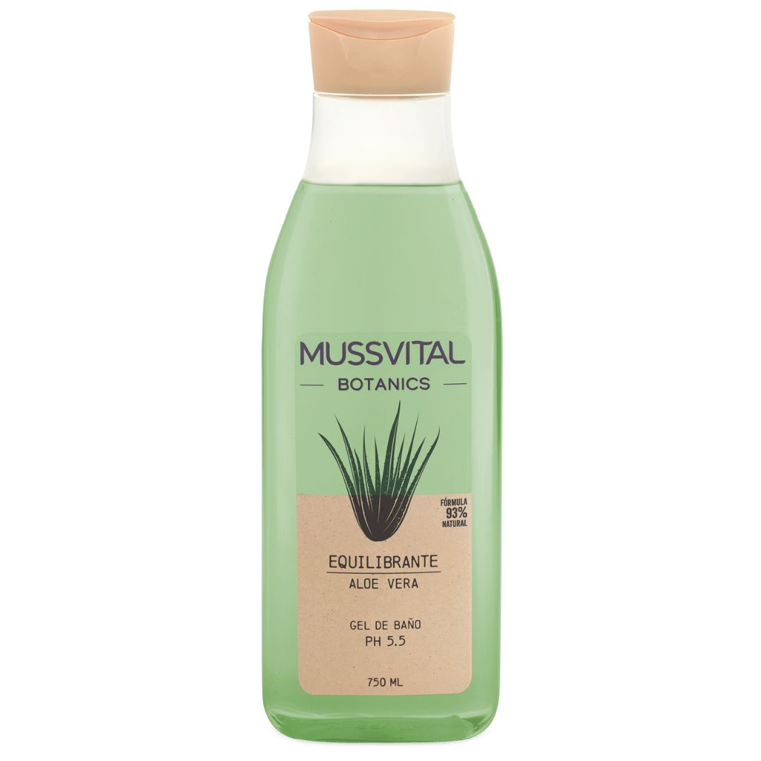Mussvital Botanics Gel de Banho Aloé Vera 750ml