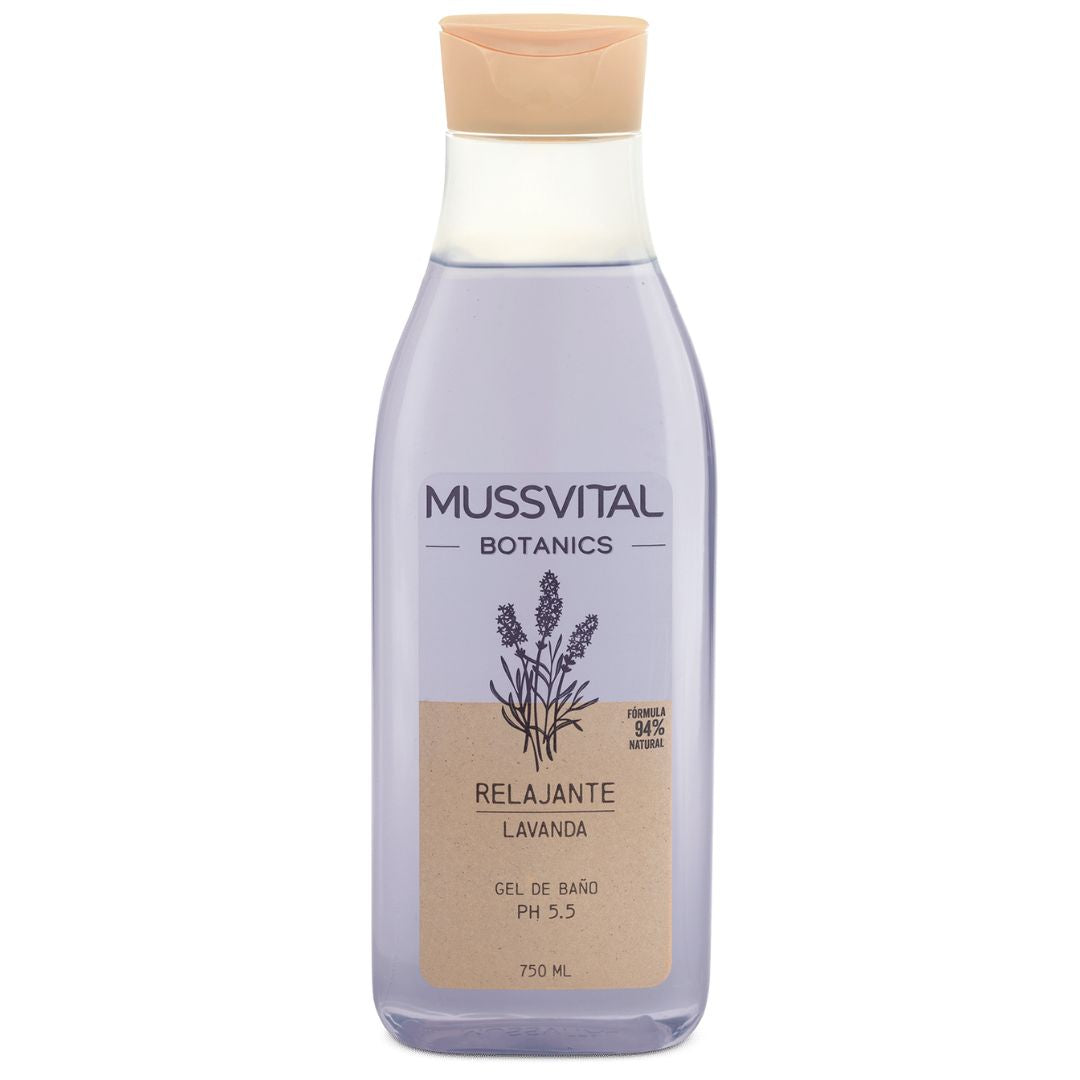 Mussvital Botanics Gel de Banho Lavanda 750ml