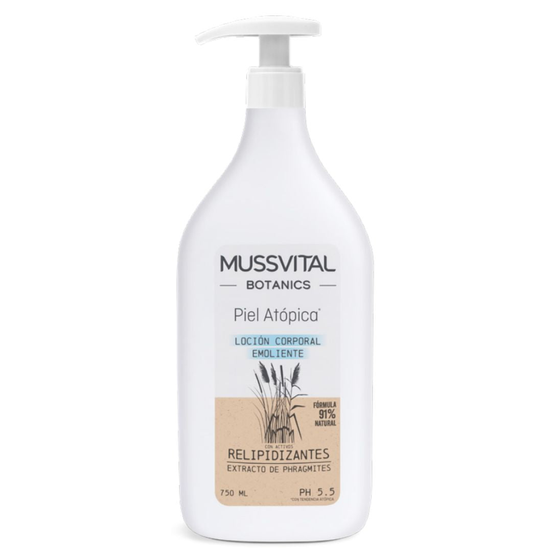 Mussvital Botanics Loção Corporal Pele Atópica 750ml