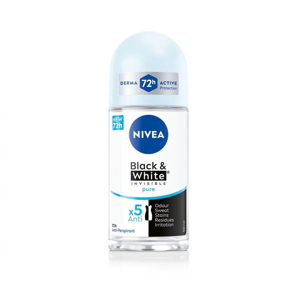 Nivea Black & White Invisible Fresh Roll-On 50ml