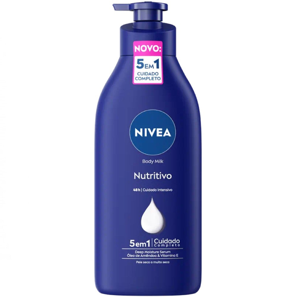 Nivea Body Milk Nutritivo Pump 625ml
