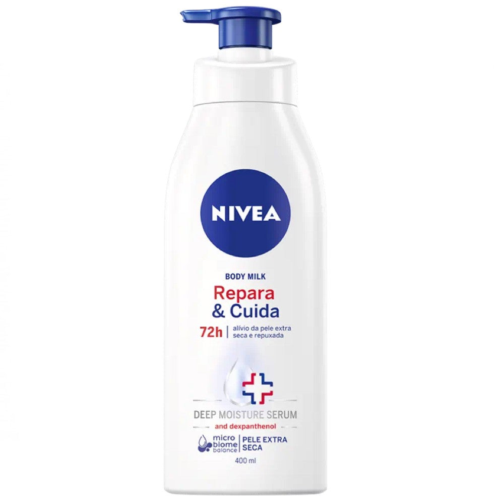 Nivea Body Milk Repara e Cuida com Doseador 400ml