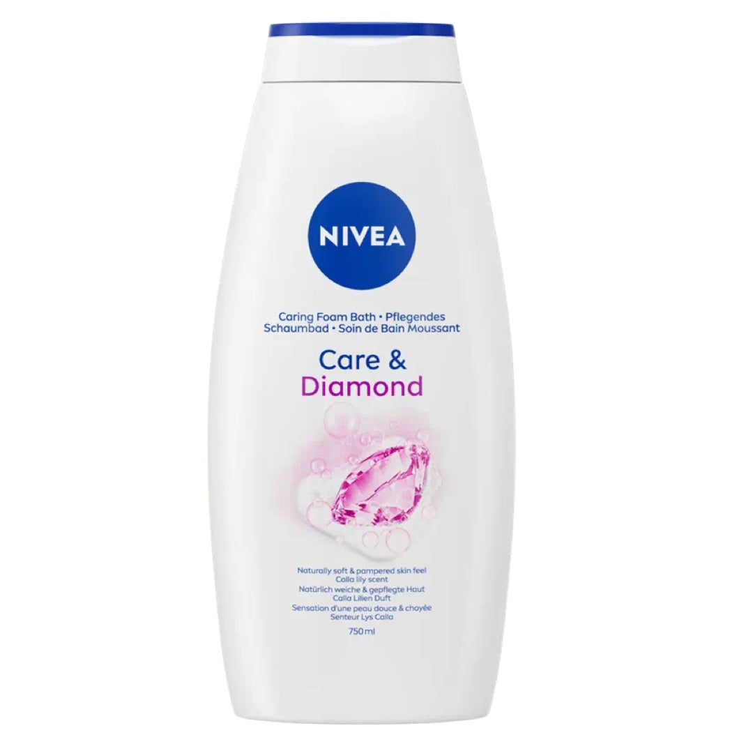 Nivea Creme De Banho Care & Diamond 750 ml