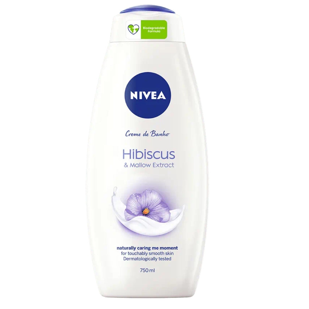 Nivea Creme De Banho Hibiscus & Mallow Extract 750 ml
