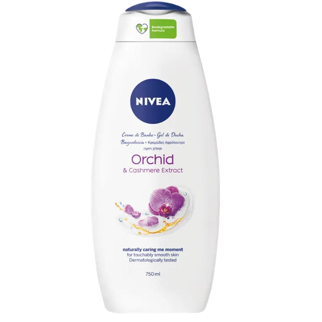 Nivea Creme De Banho Orchid & Cashmere Extract 750 ml