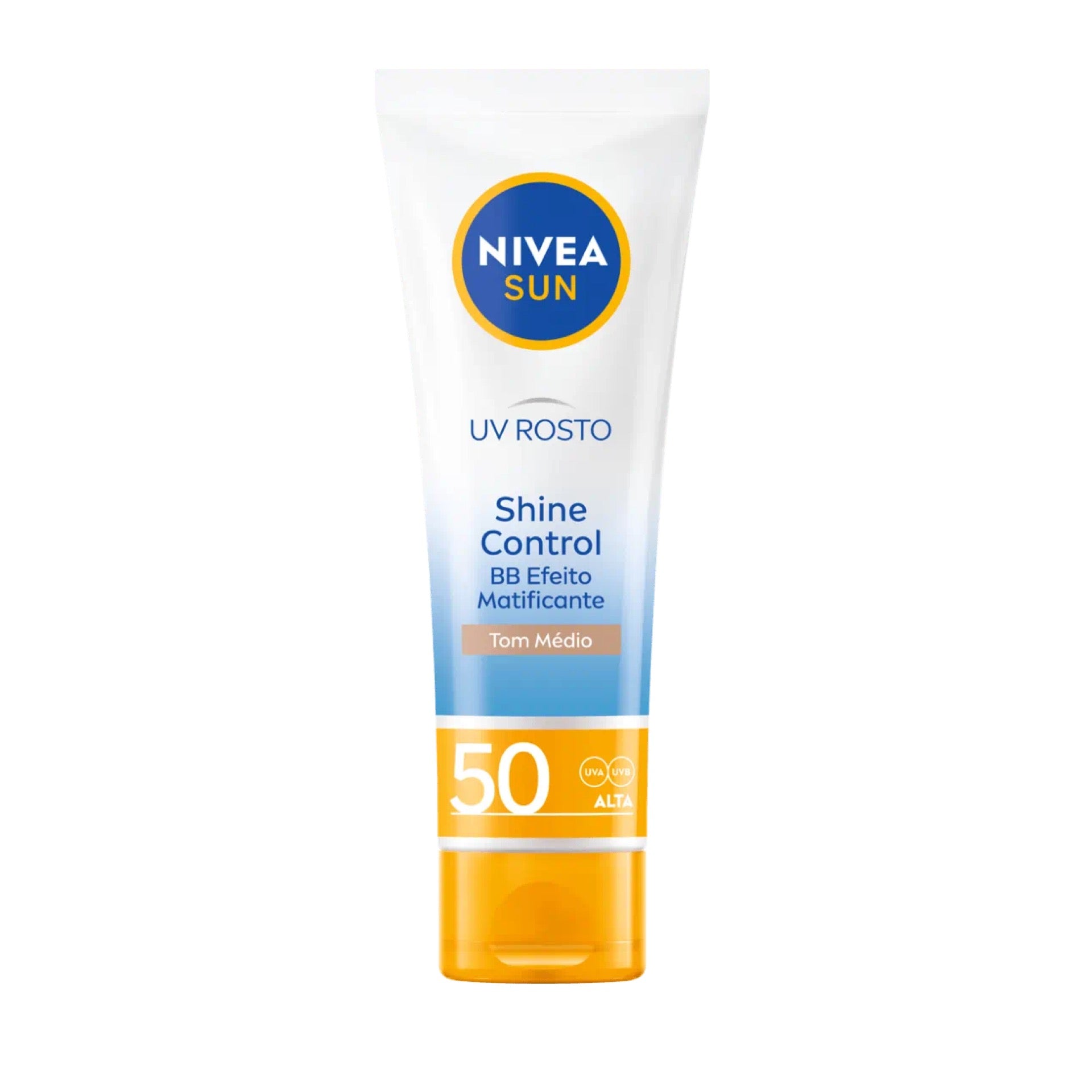 Nivea Sun Creme UV Rosto BB Shine Control Efeito Matificante FPS50 50 ml