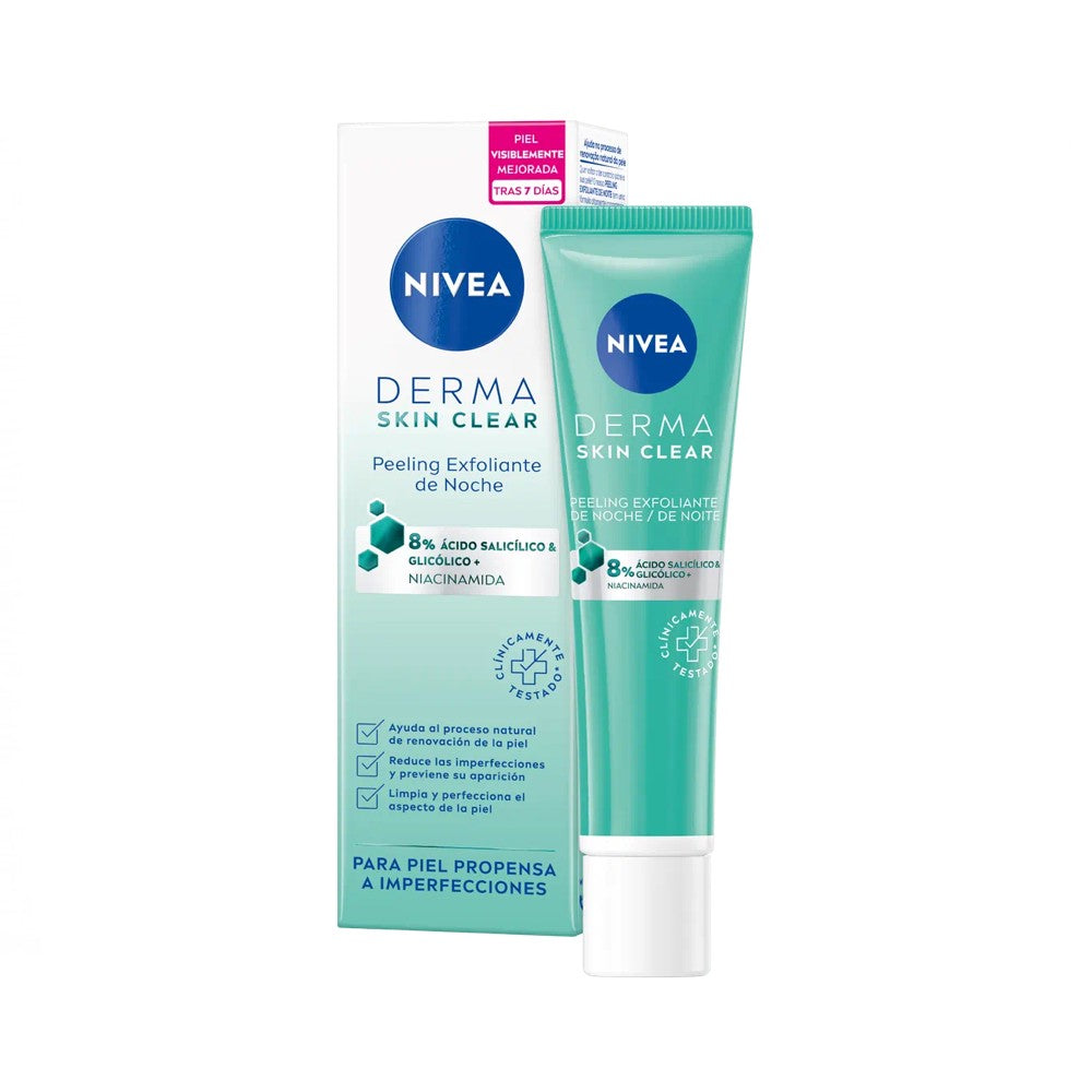 Nivea Derma Skin Peeling Exfoliante de Noite 40 ml