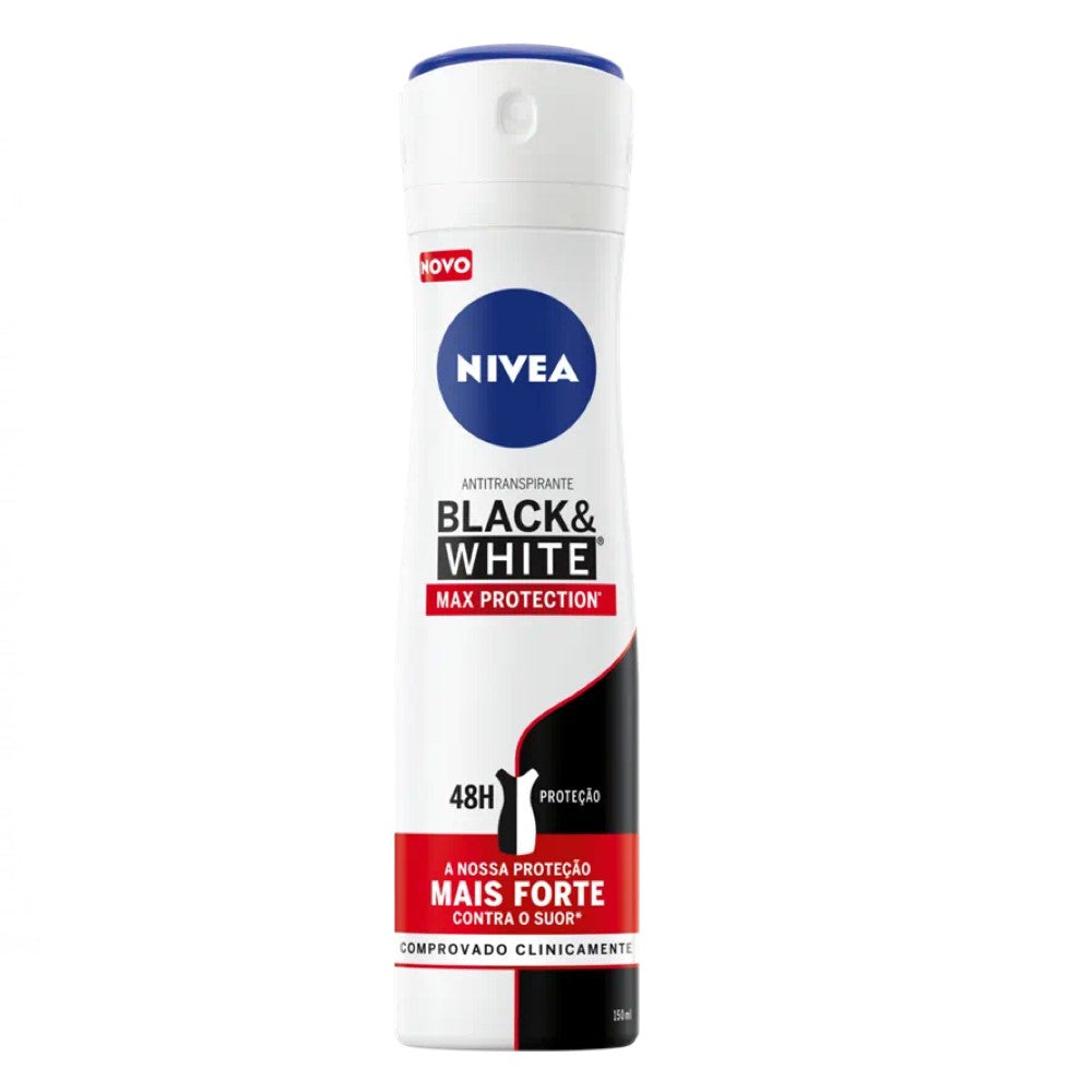 Nivea Desodorizante Black & White Max Protection Spray 150ml