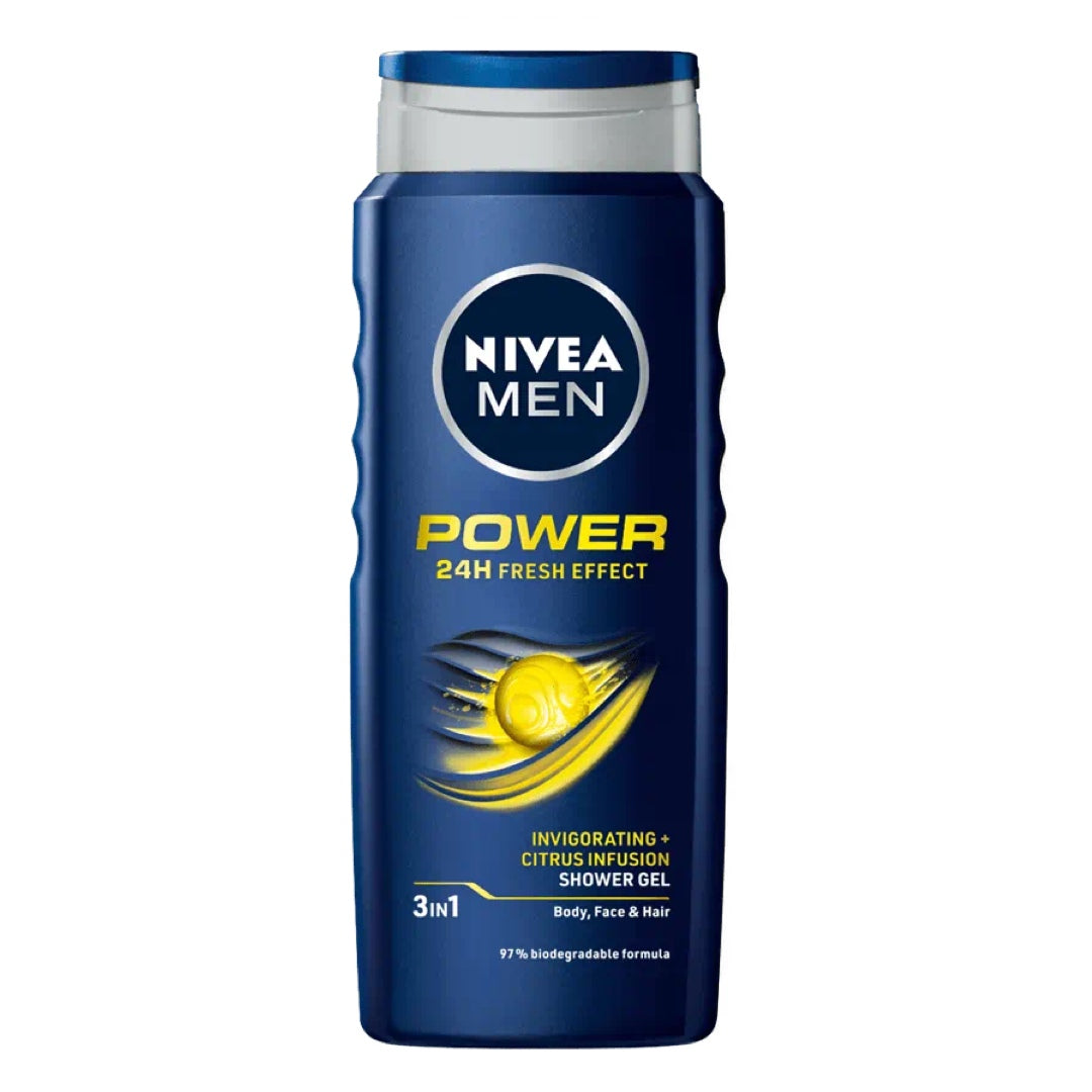 Nivea Gel De Duche Power 500 ml