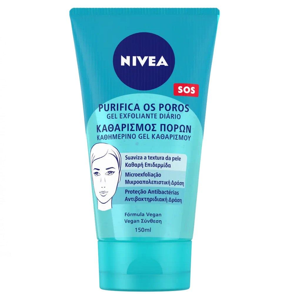 Nivea Gel Exfoliante Diário Purificante de Poros 200 ml