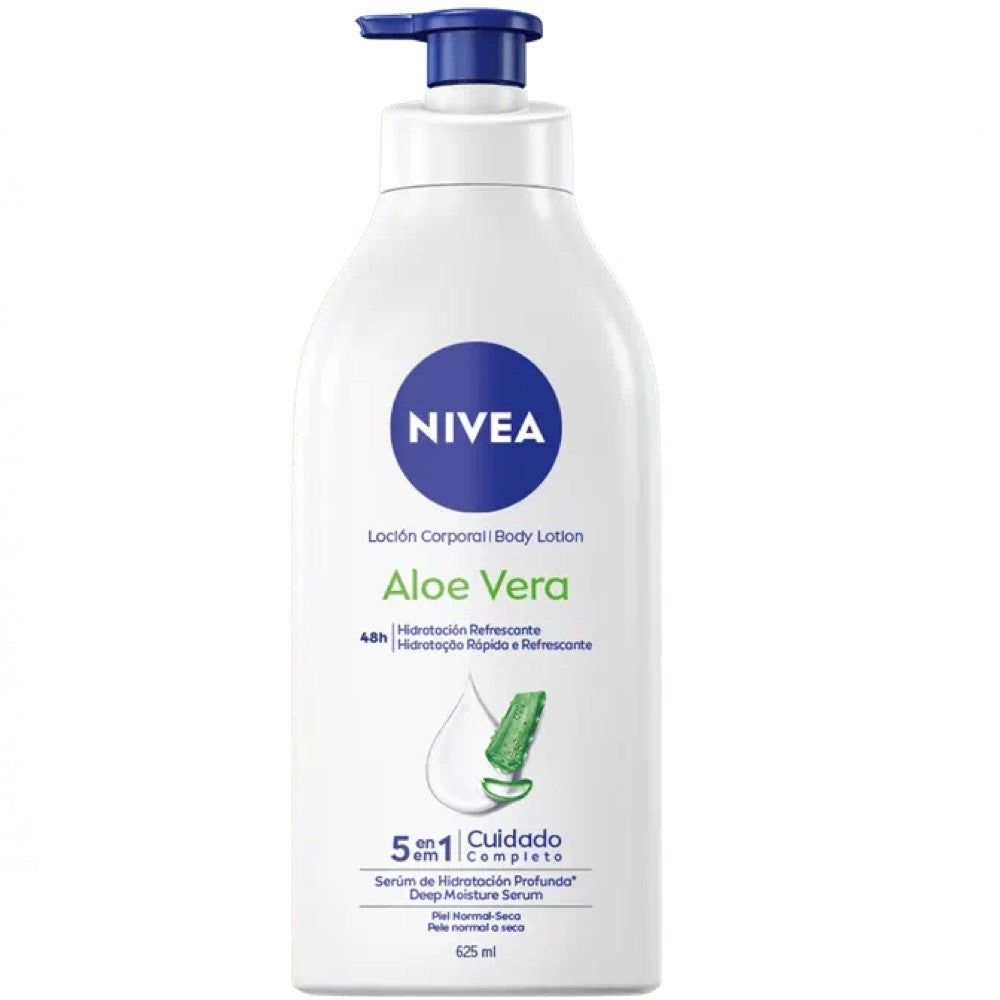 Nivea Loção Corporal Hidratante Aloe com Doseador 625 ml