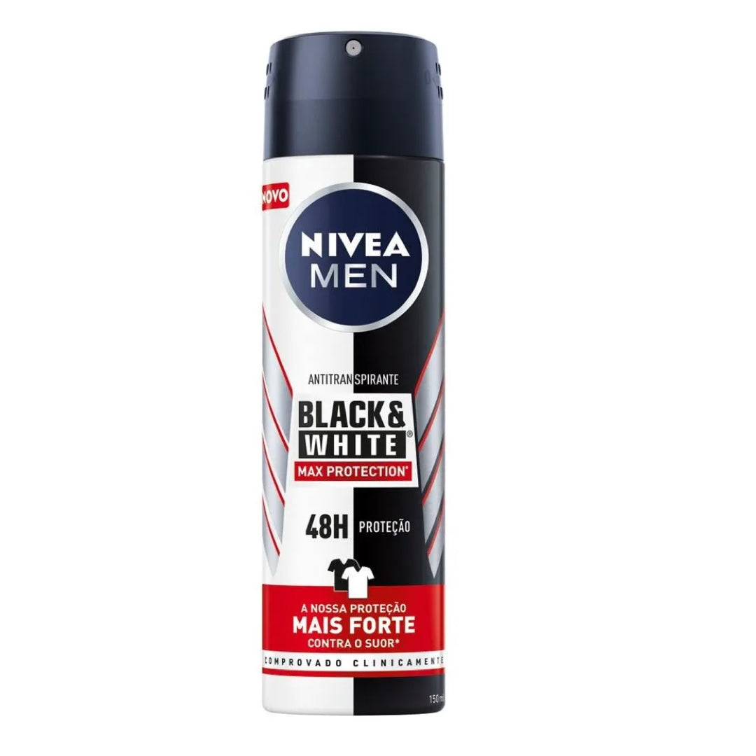 Nivea Men Desodorizante Black & White Max Protection Spray 150 ml