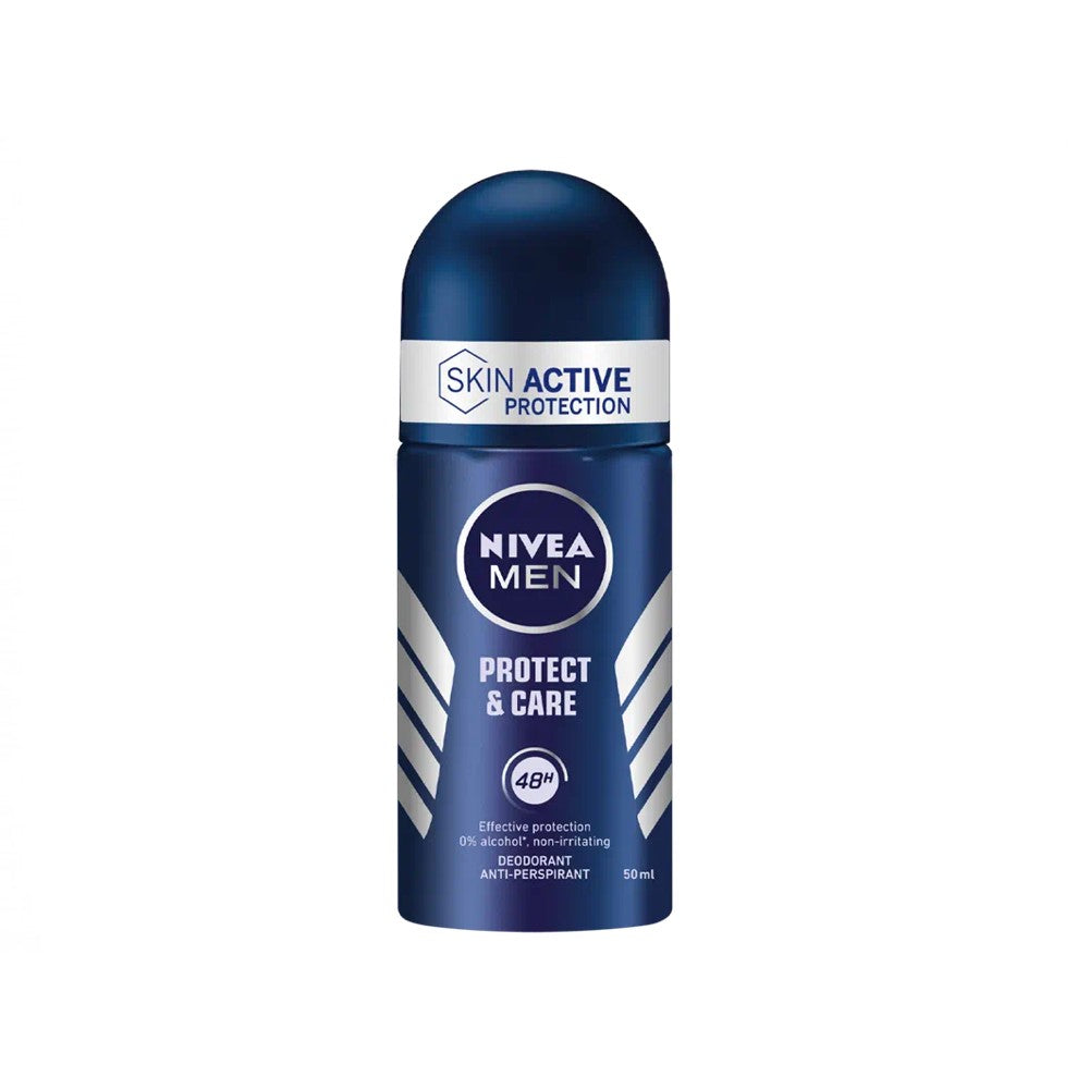 مزيل عرق نيفيا مين بروتكت آند كير رول أون 50 مل