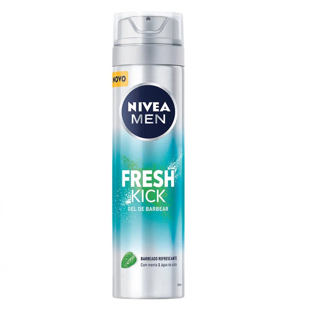 Nivea Men Gel de Barbear Fresh Kick 200 ml