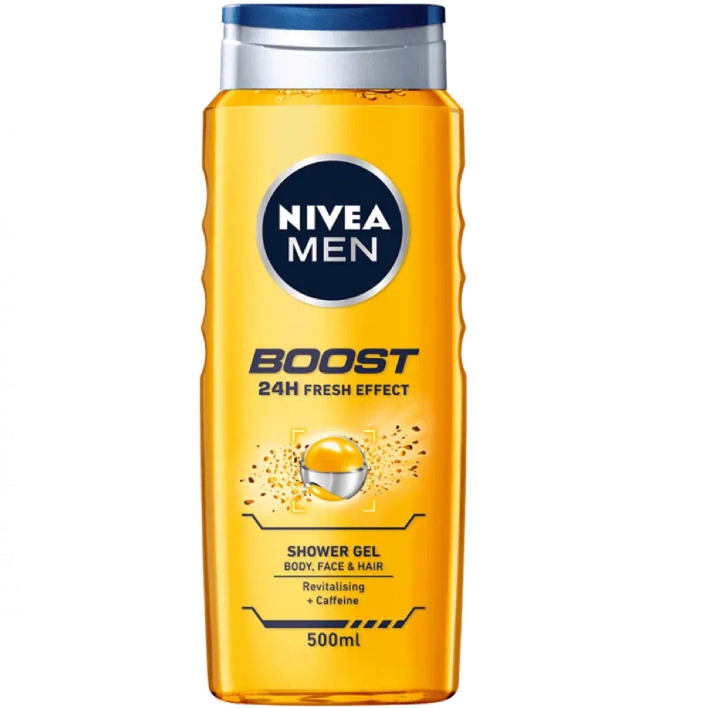 Nivea Men Gel de Duche Boost 500 ml