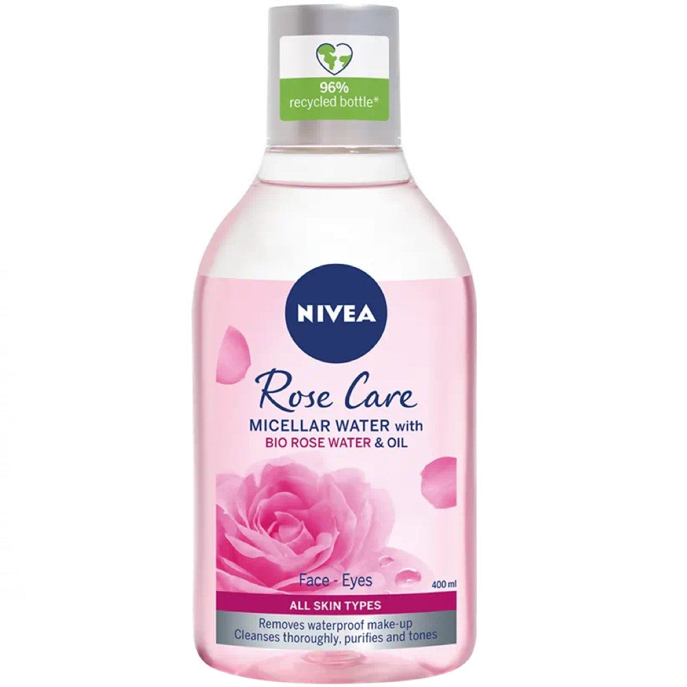 Nivea Rose Care Água Micelar com Óleo e Água de Rosas 400 ml