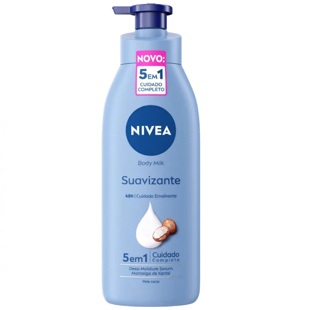 Nivea Smooth Milk Suavizante com Doseador 400 ml