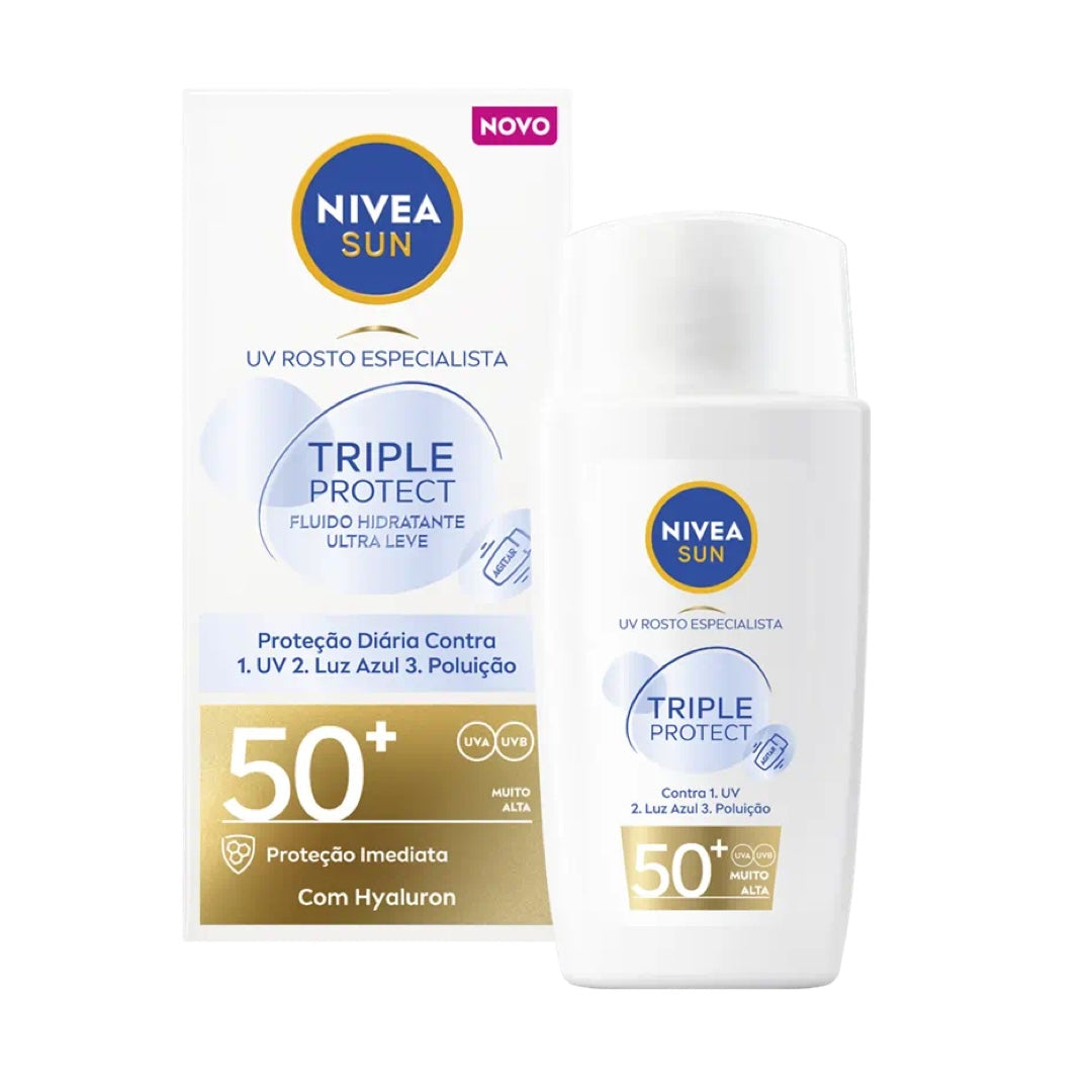 Nivea Sun Fluido UV Rosto Especialista Triple Protect FP50+ 40ml