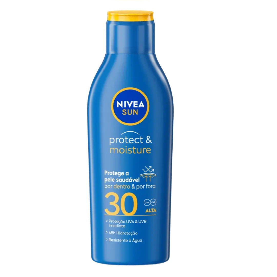 Nivea Sun Loção Protect & Moisture FP30 200 ml