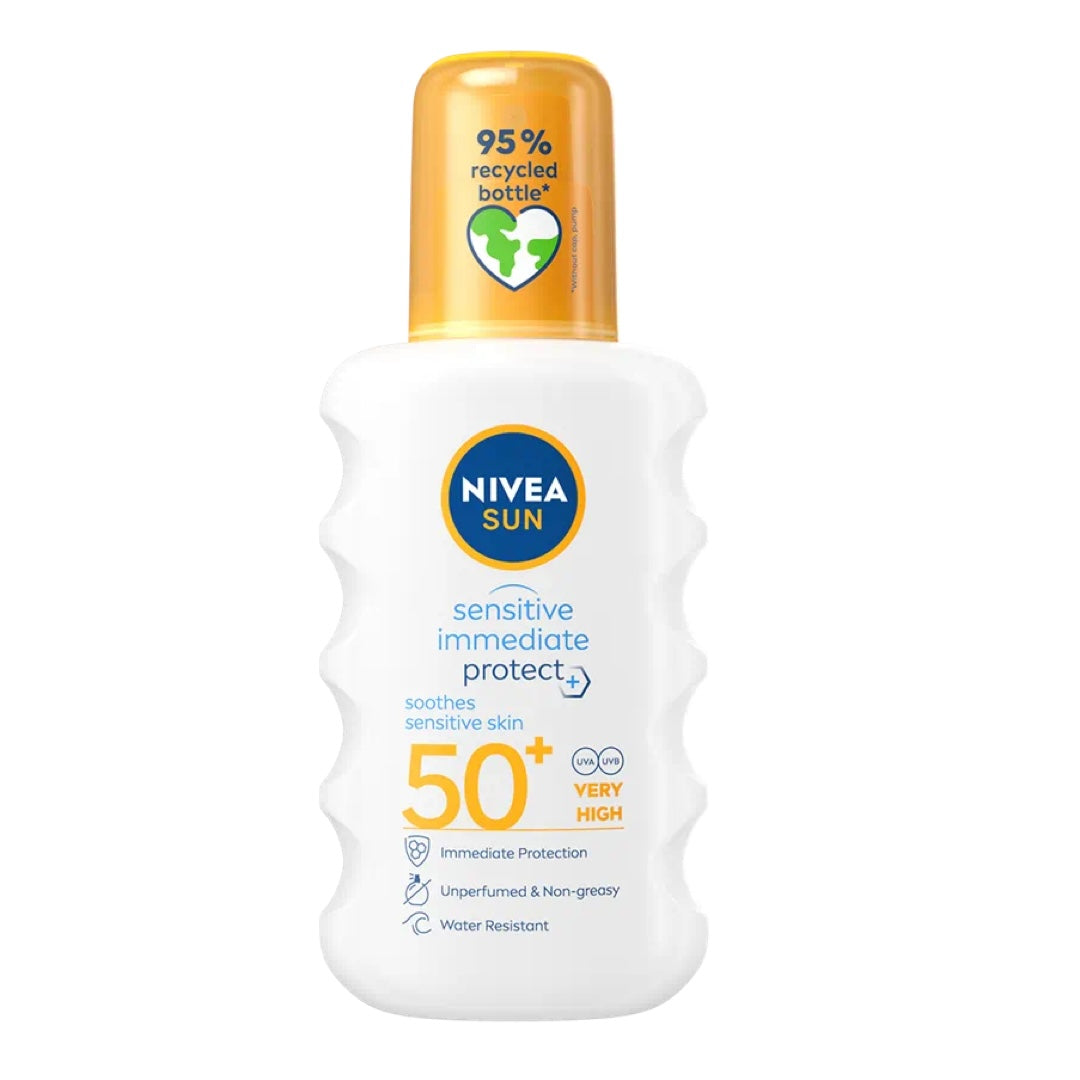 Nivea Sun Spray Protect & Sensitive Soothing FP50+ 200 ml