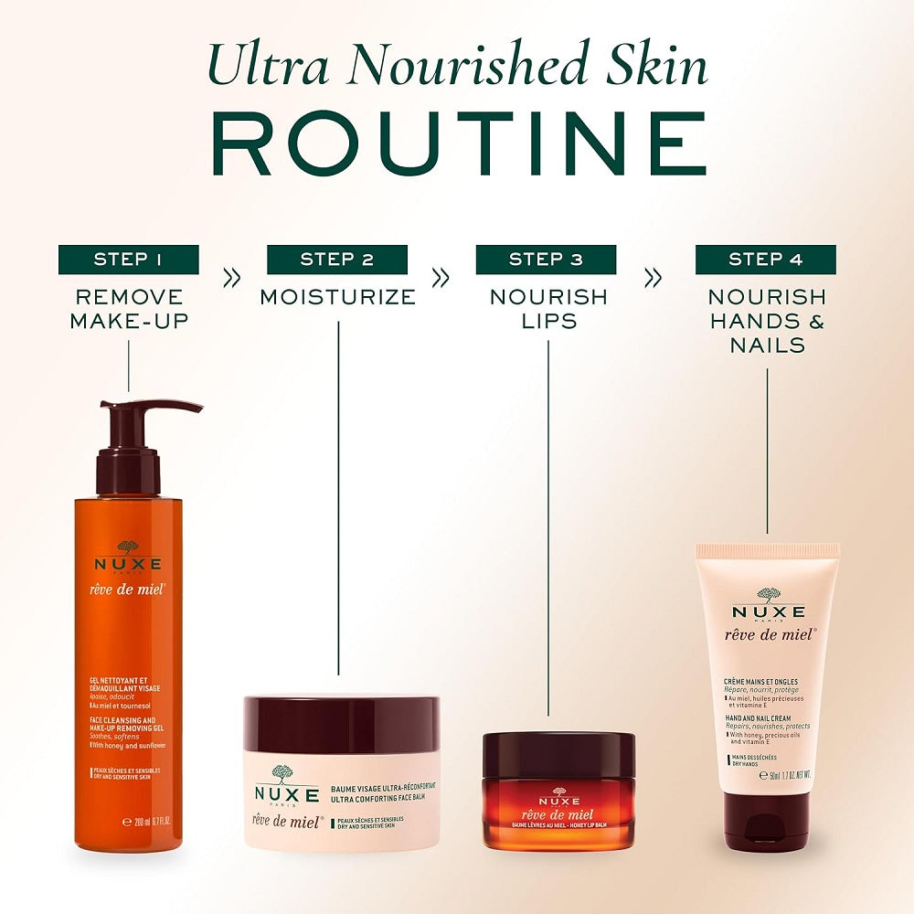 Nuxe Rêve de Miel Face Cleansing and Make-Up Removing Gel 200 ml