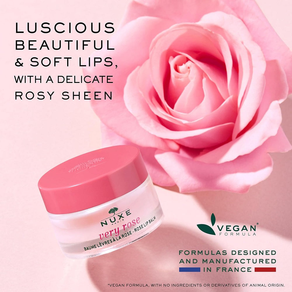 Nuxe Very Rose Moisturizing Rose Lip Balm 15 g