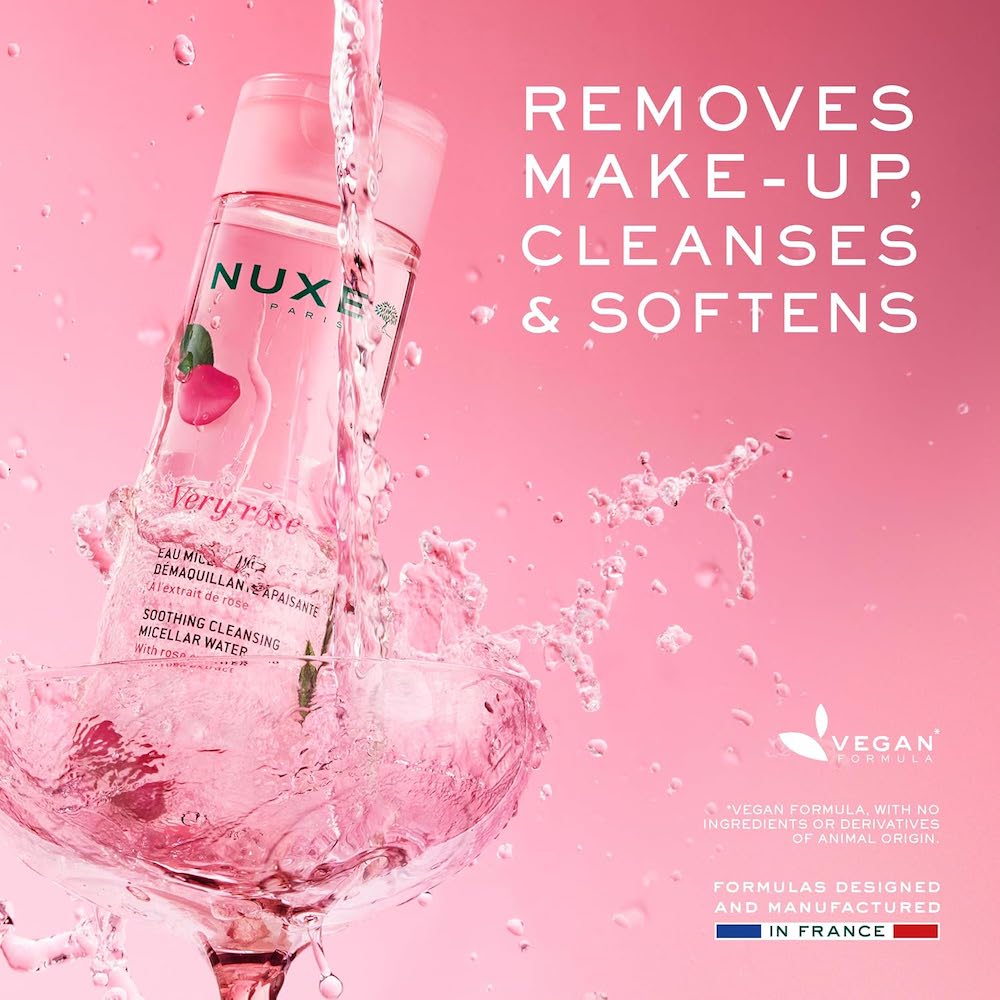 ماء ميسيلار مهدئ ومنظف برائحة الورد من نوكس، 200 مل