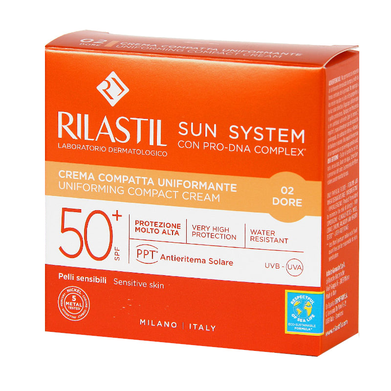 Rilastil Sun System 50+ Compacto Dourado 10g