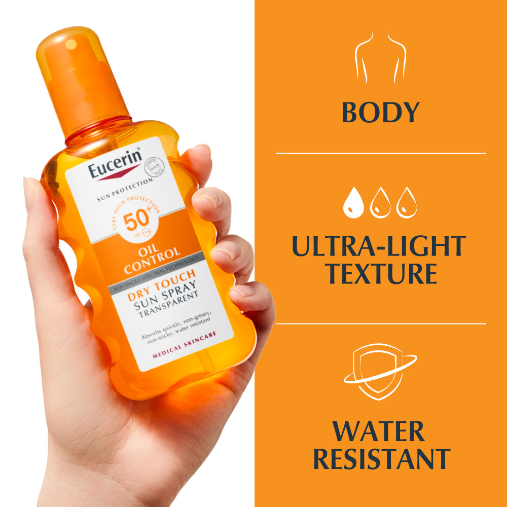 Sun Oil Control Spray Transparente FPS 50 200ml