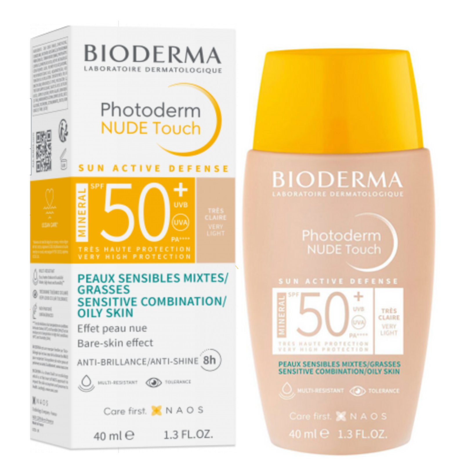 Bioderma Photoderm Nude Touch Very Light SPF50+ 40ml