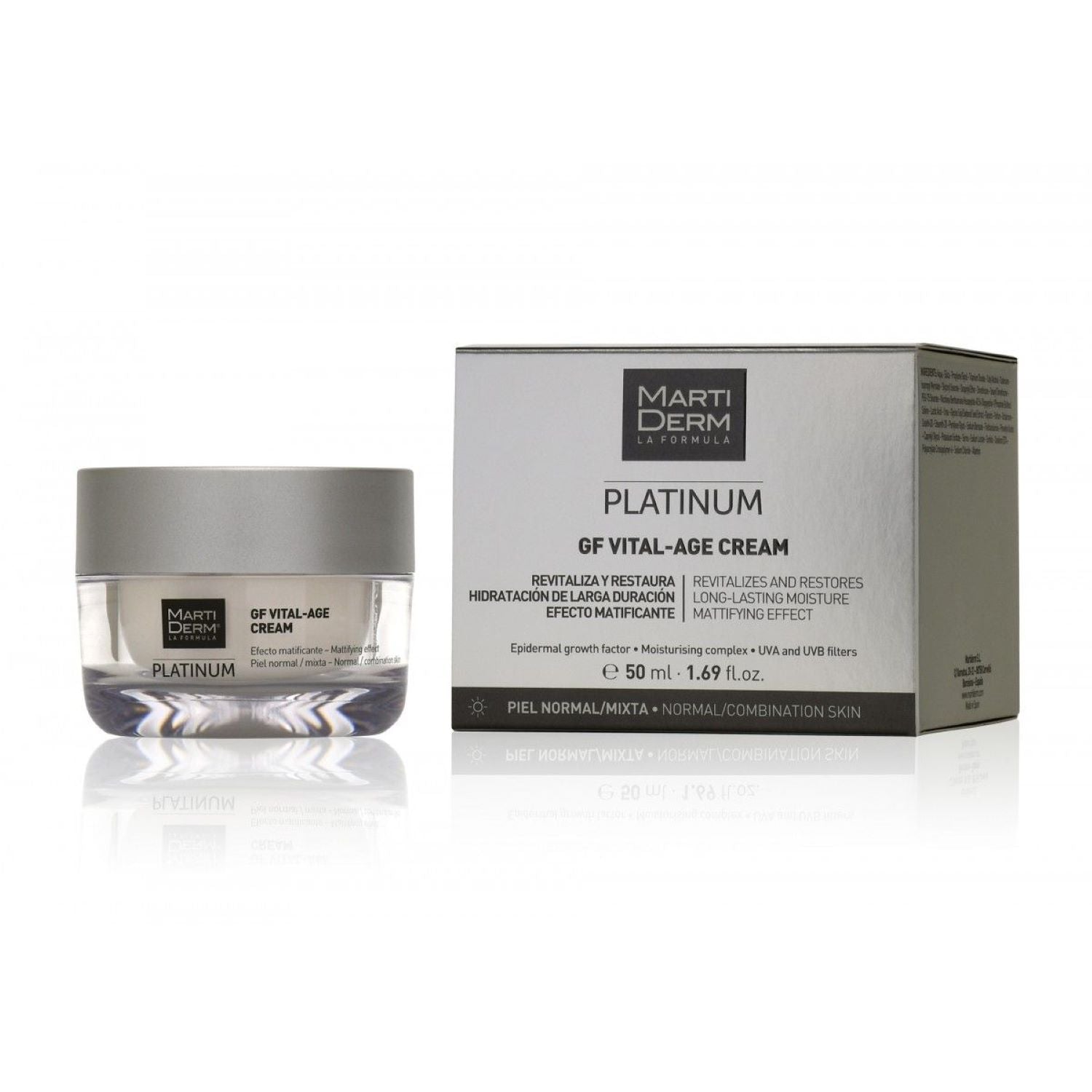 Martiderm Platinum GF Vital-Age Creme Pele Normal 50 ml