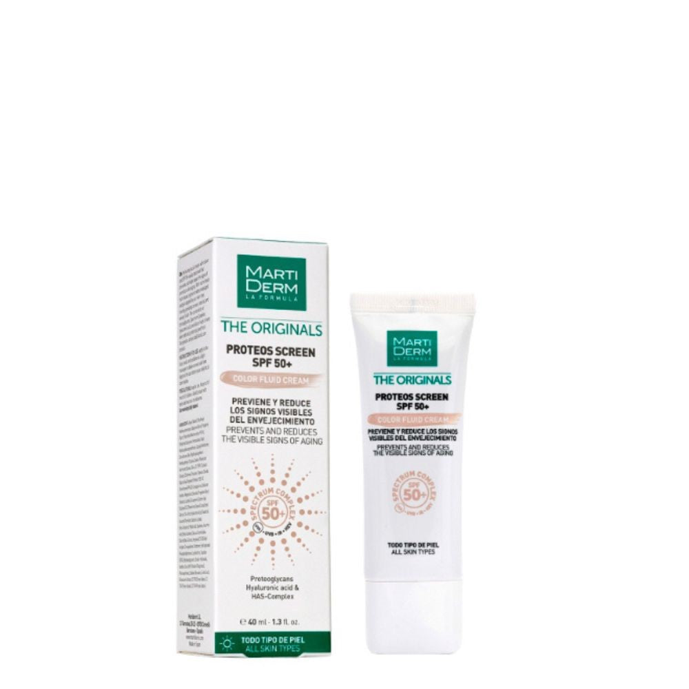 MartiDerm The Originals Proteos Screen SPF50+ Creme Fluido com Cor 40 ml