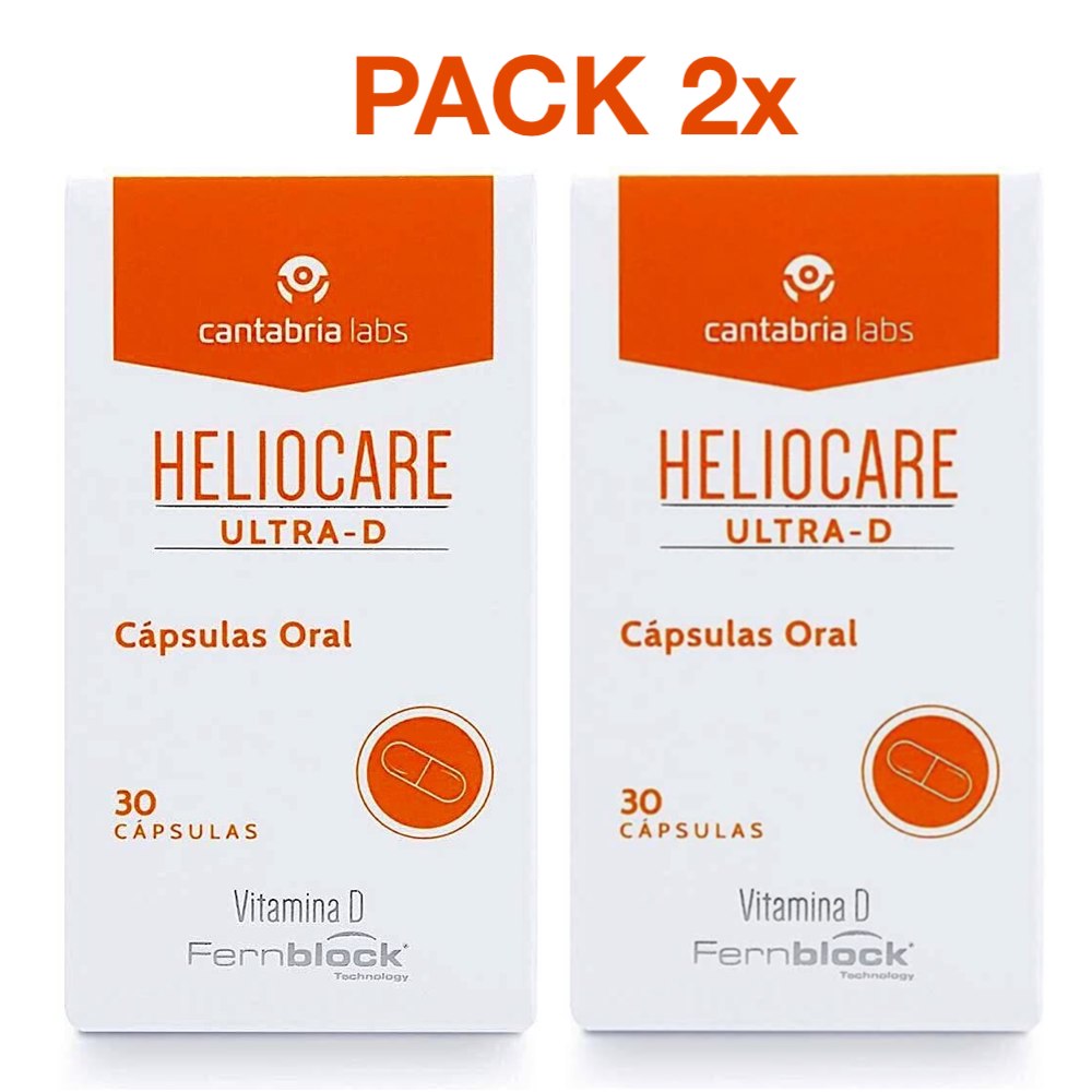 Pack Heliocare Ultra-D Oral 30 Cápsulas x2