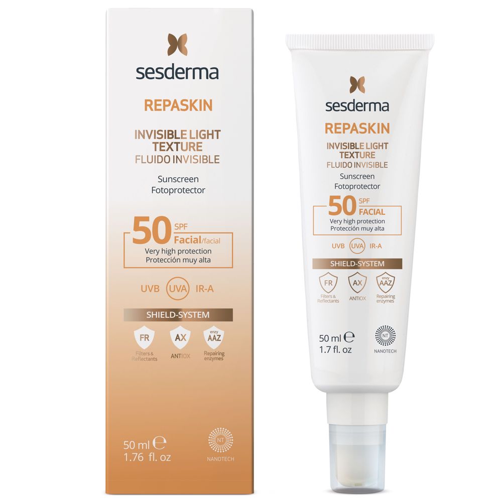 Sesderma Repaskin Invisible Fluid Sunscreen Rosto SPF50 50ml