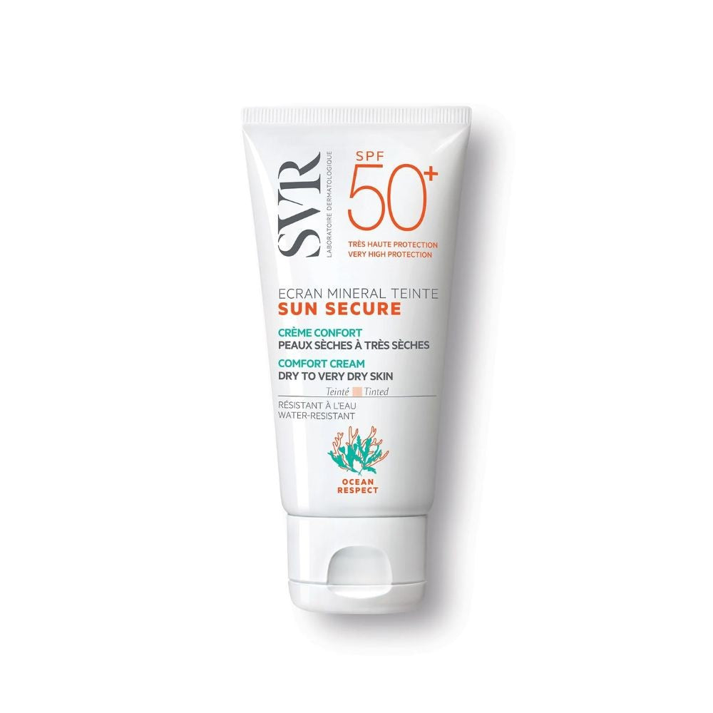 SVR Sun Secure Mineral Com Cor SPF50+ Peles Normais e Secas 50 ml